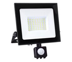 LED Reflektor érzékelővel LED/50W/230V 6500K IP44 fekete