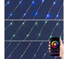 LED RGB Karácsonyi dimmelhető lánc 100xLED/29 funkció 10,4m