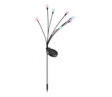 LED RGB Napelemes lámpa FIORINI 8xLED/1,2V 600mAh IP44 fekete