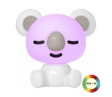 LED RGBW Dimmelhető gyerek éjszakai kislámpa 2,5W/230V koala fehér