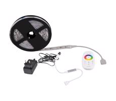 LED RGBW Dimmelhető szalag 3m LED/22W/24/230V + távirányító