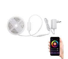 LED RGBW Fürdőszobai dimmelhető szalag LED/7,5W/12V IP65 3m Wi