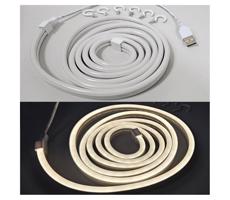 LED Rugalmas Szalag NEON LED/5V USB 1,8 m fehér