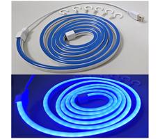 LED Rugalmas Szalag NEON LED/5V USB 1,8 m kék