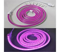 LED Rugalmas Szalag NEON LED/5V USB 1,8 m lila