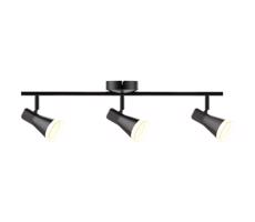 LED Spotlámpa BERG 3xLED/4,2W/230V fekete