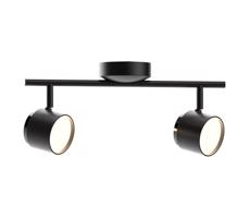LED Spotlámpa KUBIK 2xLED/4,2W/230V fekete