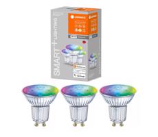 Ledvance KÉSZLET 3x LED RGBW Dimmelhető izzó SMART+ GU10/4,9W/230V 2700K