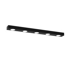 Mennyezeti lámpa ALEXANDER 5xGX53/12W/230V fekete