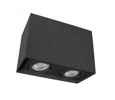 Mennyezeti lámpa CHLOE DUO 2xGU10/50W/230V fekete