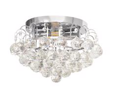 Mennyezeti lámpa CLARISA 2xE14/60W/230V átm. 40 cm fényezett króm