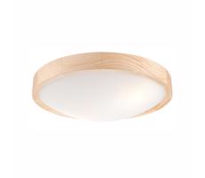 Mennyezeti lámpa NATURAL SLIM 2xE27/60W/230V ø 37 cm fenyő