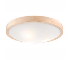 Mennyezeti lámpa NATURAL SLIM 3xE27/60W/230V ø 47 cm fenyő