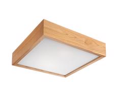 Mennyezeti lámpa OAK SQUARE 1xE27/60W/230V tölgy 27,5 cm