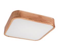 Mennyezeti lámpa OAK SQUARE 4xE27/15W/230V 45x45 cm tölgy