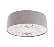 Mennyezeti lámpa RAYS 2xE27/60W/230V átm. 40 cm szürke