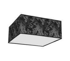 Mennyezeti lámpa SATINO 3xE27/60W/230V fekete/ezüst