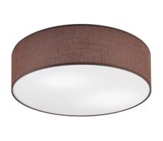 Mennyezeti lámpa SIRJA DOUBLE 4xE27/15W/230V átm. 45 cm barna