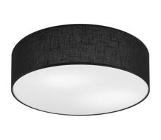 Mennyezeti lámpa SIRJA DOUBLE 4xE27/15W/230V átm. 45 cm fekete