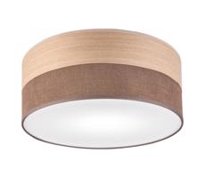 Mennyezeti lámpa SIRJA WOOD 1xE27/15W/230V átm. 35 cm barna/tölgy