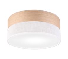 Mennyezeti lámpa SIRJA WOOD 1xE27/15W/230V átm. 35 cm fehér/tölgy