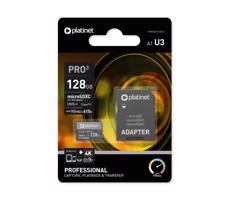 MicroSDXC 128GB U3 Pro A1 90MB/s + SD Adapter