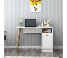 Munkaasztal CANNAS 110x74 cm fehér/barna