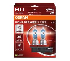 Osram KÉSZLET 2x Autó izzó NIGHT BREAKER H11 PGJ19