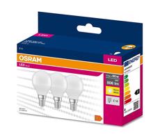 Osram KÉSZLET 3x LED Izzó P45 E14/7,5W/230V 3000K