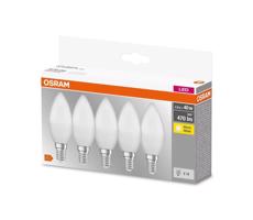 Osram KÉSZLET 5x LED izzó BASE B40 E14/4,9W/230V 2700K