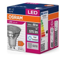 Osram LED Izzó PAR16 GU10/6,9W/230V 6500K