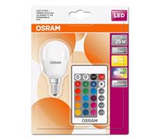Osram LED RGBW Dimmelhető izzó RETROFIT E14/4,5W/230V 2700K + távirányító