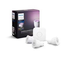 Philips Induló készlet Philips Hue WHITE AND COLOR AMBIANCE 3xGU10/6,5W/230V 2000