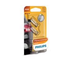 Philips Készlet 2 x autó izzó Philips VISION 12961B2 W5W W2,1x9,5d/5W/12V