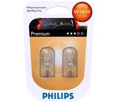 Philips KÉSZLET 2x Autó izzó Philips VISION 12067B2 W16W W2,1x9,5d/16W/12V