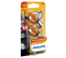 Philips KÉSZLET 2x Autó izzó Philips VISION 12496NAB2 PY21W BAU15s/21W/12V