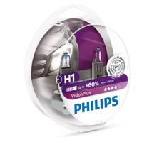 Philips KÉSZLET 2x Autó izzó Philips VISION PLUS 12258VPS2 H1 P14,5s/55W/12V