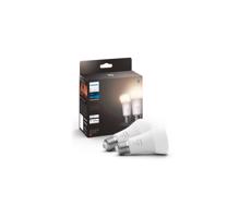 Philips KÉSZLET 2x LED Dimmelhető izzó Philips Hue WHITE E27/9,5W/230V 2700K
