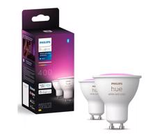 Philips KÉSZLET 2x LED RGBW Dimmelhető izzó Philips Hue WACA GU10/4,2W/230V 2000
