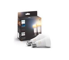 Philips KÉSZLET 2xLED Dimmelhető izzó Philips Hue WHITE AMBIANCE E27/6W/230V 2200