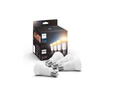 Philips KÉSZLET 4xLED Dimmelhető izzó Philips Hue WHITE AMBIANCE E27/6W/230V 2200