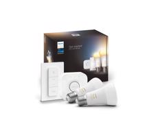 Philips Kezdőkészlet Philips Hue WHITE AMBIANCE 2xE27/8W/230V + csatlakozó eszköz