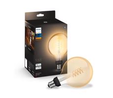 Philips LED Dimmelhető izzó Philips Hue WHITE FILAMENT G125 E27/7W/230V 2100K