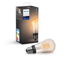Philips LED Dimmelhető izzó Philips Hue WHITE FILAMENT ST64 E27/7W/230V 2100K