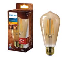 Philips LED Izzó VINTAGE Philips ST64 E27/7W/230V 1800K