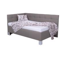 POHODA Kárpitozott ágy tárolóhellyel matrac nélkül MARIA PETITE 120x200 cm taupe