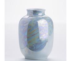 Porcelán váza 12,5x9 cm gyöngyház