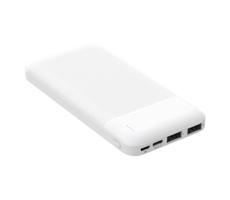 Power Bank 10000 mAh 3,7V fehér