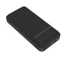 Power Bank 20000 mAh 3,7V fekete