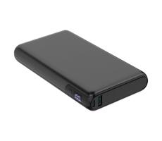 Power Bank LED kijelzővel Power Delivery 30000 mAh/100W/3,7V fekete